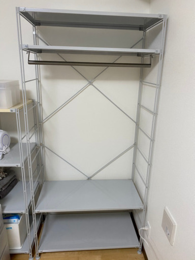 【交渉中】無印良品　スチールユニットシェルフ