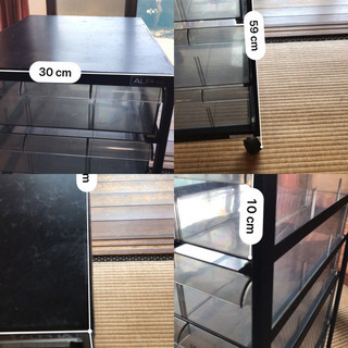 透明引き出し収納(気持ち値下げしました)の画像