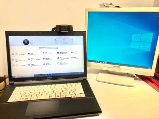 最終値下げ！ノートパソコン＋モニターセット