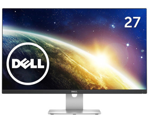 Dell 27インチワイドモニター！新品同様！S2715H 27インチ/フルHD/IPS光沢/6ms/VGA,HDMI/スピーカ内蔵/USBハブ/フレームレス
