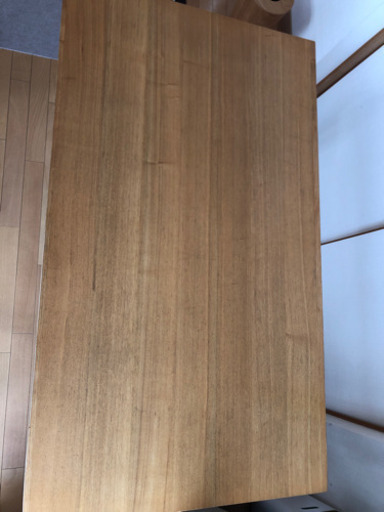 無印良品　タモ材ダイニングテーブル