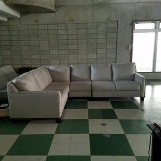 L型ソファー※引き取り早い方優先致しますの画像