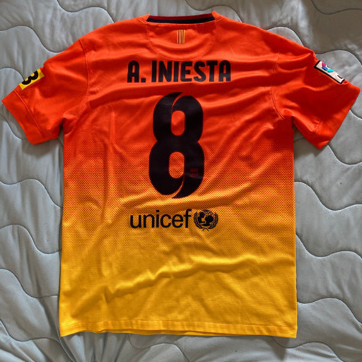 バルセロナ 12/13 ユニフォーム #8 アンドレス・イニエスタ M(L相当)