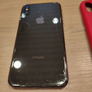 iPhone XSブラック 本体 裏側ひび割れあり iPhone XSブラック 本体 裏側ひび割れあり iPhone XSブラック 本体
