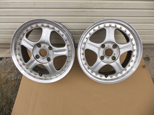 ★　RAYS　VOLKRACING　7J-16　PCD114.3　+45　2本　インテR・シルビア等