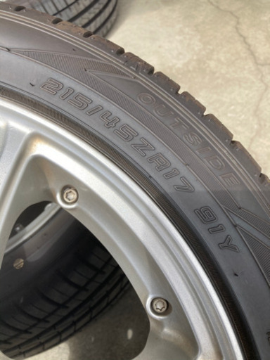 215/45R17 ファルケンFK510 4月末装着 バリ溝