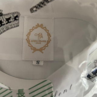 ウェディング新郎　シャツ、サスペンダー、カフスボタンセットの画像