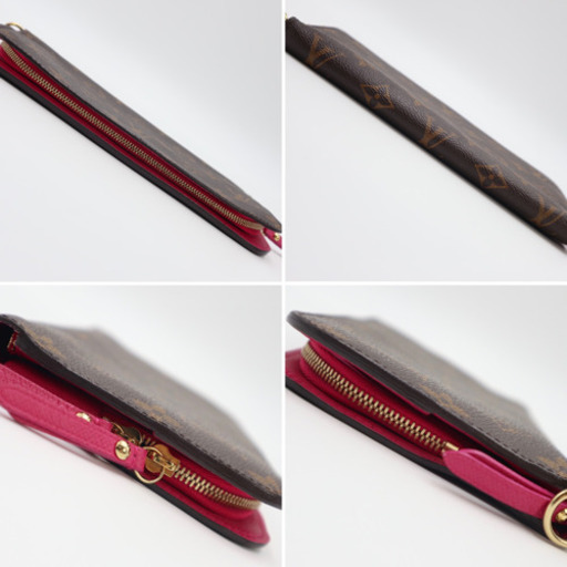 《LOUIS VUITTON/ポルトフォイユアンソリット ローズ》ABランク 美