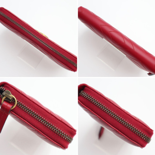 《GUCCI/GGマーモント ジップアラウンドウォレット》Sランク 箱 未使用品