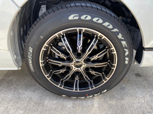 17インチ タイヤ8分山 オーバーフェンダーおまけ