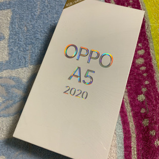 新品未使用！OPPOオッポA5 ブルー　SIMフリー　楽天モバイル