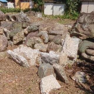 石、岩、庭石の画像
