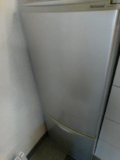 冷蔵庫 ナショナル パーソナルノンフロン冷凍冷蔵庫 2ドア 162L NR-B163J 2005年製