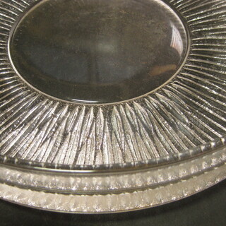 ホヤクリスタル　ガラス大皿　新品未使用品の画像