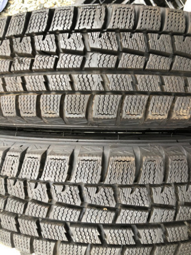 145/80R13 ダンロップ スタッドレスアルミセット 軽自動車 ゴム質良好