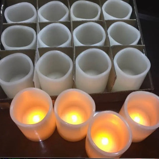 LEDキャンドルライト 33個セット　バニラの香りつき