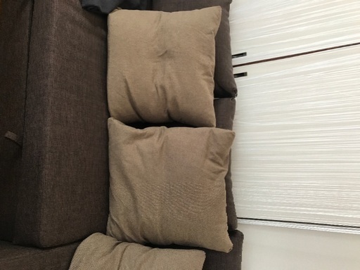 無印良品　羽毛クッション　　カバー付き　5個