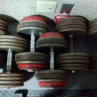 鉄アレイ　好きなだけどうぞ　5㎏から35kgまでの画像