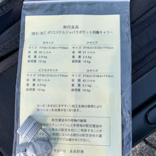 お取引先決定：良品！0円【無印良品】スーツケース 小 無料の画像