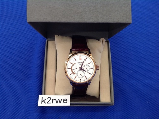 【期間限定！ジモティー見たで5％OFF】SEIKO メカニカル SARC018 6R21-00B0 パワーリザーブ 自動巻き 純正革ベルト腕時計