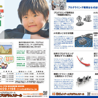 一番楽しく遊んで学べるプログラム教室（幼稚園～高校生）直接入力で深い理解・より考える力が育ち総合能力開発も行うの画像