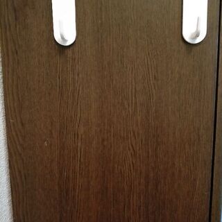 オーク木製 棚 靴箱の画像