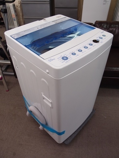 ■2018年製　Haier 　全自動電気洗濯機　JW-C55CK■5.5kg