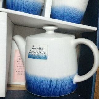 未使用お茶セット、わりとシンプルな茶器セット思い切って✨500円✨にしました!の画像
