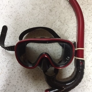 水中メガネ+シュノーケルの画像
