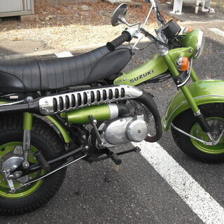 懐かしいバイクです　スズキバンバン９０　値下げします