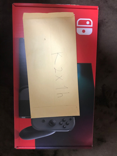 新品未開封新型ニンテンドースイッチ　グレー　バッテリー