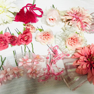 【取り引き中❗】髪飾り(成人式など)ハンドメイド