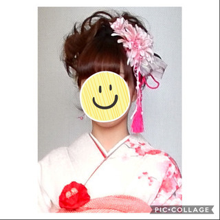 【取り引き中❗】髪飾り(成人式など)ハンドメイドの画像