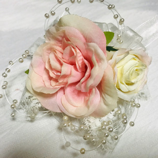 【取り引き中❗】髪飾り(成人式など)ハンドメイドの画像