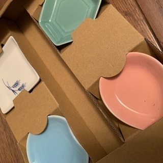 金麦あいあい皿　新品8点セット