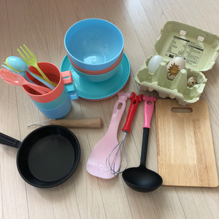 ウッディプッディ　おままごと  食器類　まとめての画像