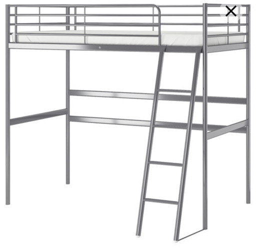 IKEA イケア ロフトベッド　SVÄRTA スヴェルタ