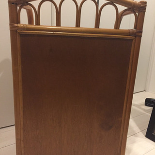 籐家具  収納 4段の画像