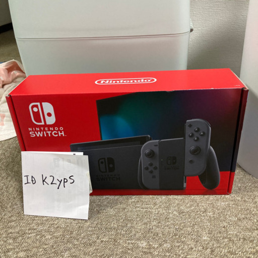 終了しました。ニンテンドースイッチ　新品　本体　グレー　Nintendo　Switch