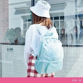 ポケッタブルリュック＆トートバッグ 【ブルー】　折りたたみ可能 ...