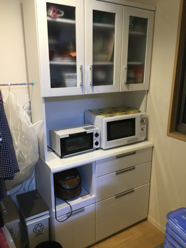 【受け渡し者決定】ニトリ　キッチンボード　カップボード　ダリア100