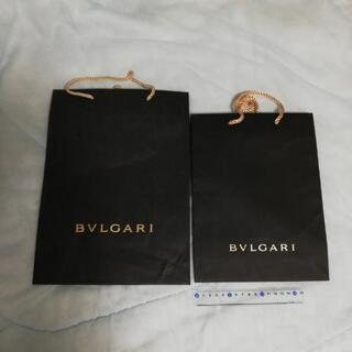 ブランド紙袋　ブルガリ大小セット