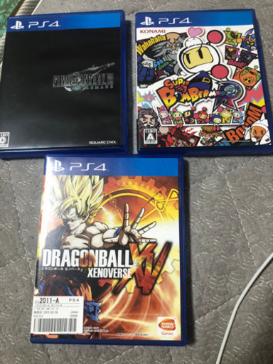 FF7 ボンバーマン　ドラゴンボール　ps4ソフト