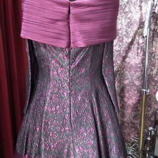 ★SALE★☆USED☆　パープル×ローズ・パーティードレスの画像