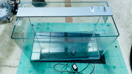 水槽　大型濾過機付き　水生生物の飼育に