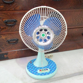 扇風機/卓上扇 3枚羽 25㎝ F-25FID 1973年製 ブ...