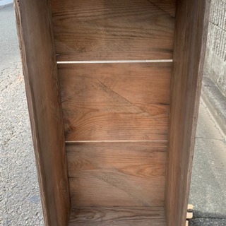 さらにお値下げしました！　BOX 古い棚　骨董　古木　無垢　蔵出...