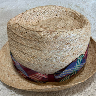 麦わら帽子 ストローハット 57.5cmの画像