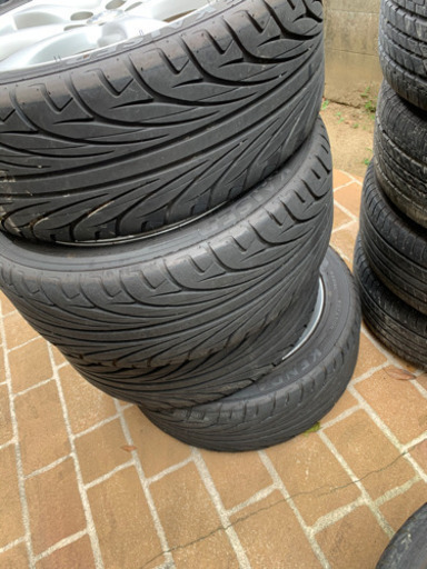 ウィッシュ　プリウスなど　215/50R17 PCD100 5H 7J +50