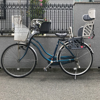 自転車　子供乗せ付き